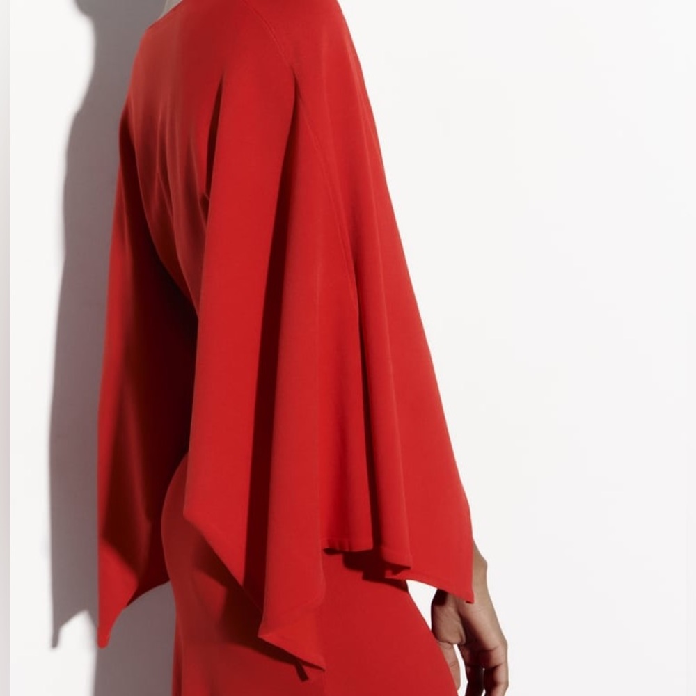 Zara Cape Sleeve Knit Dress - Picture 6 of 11